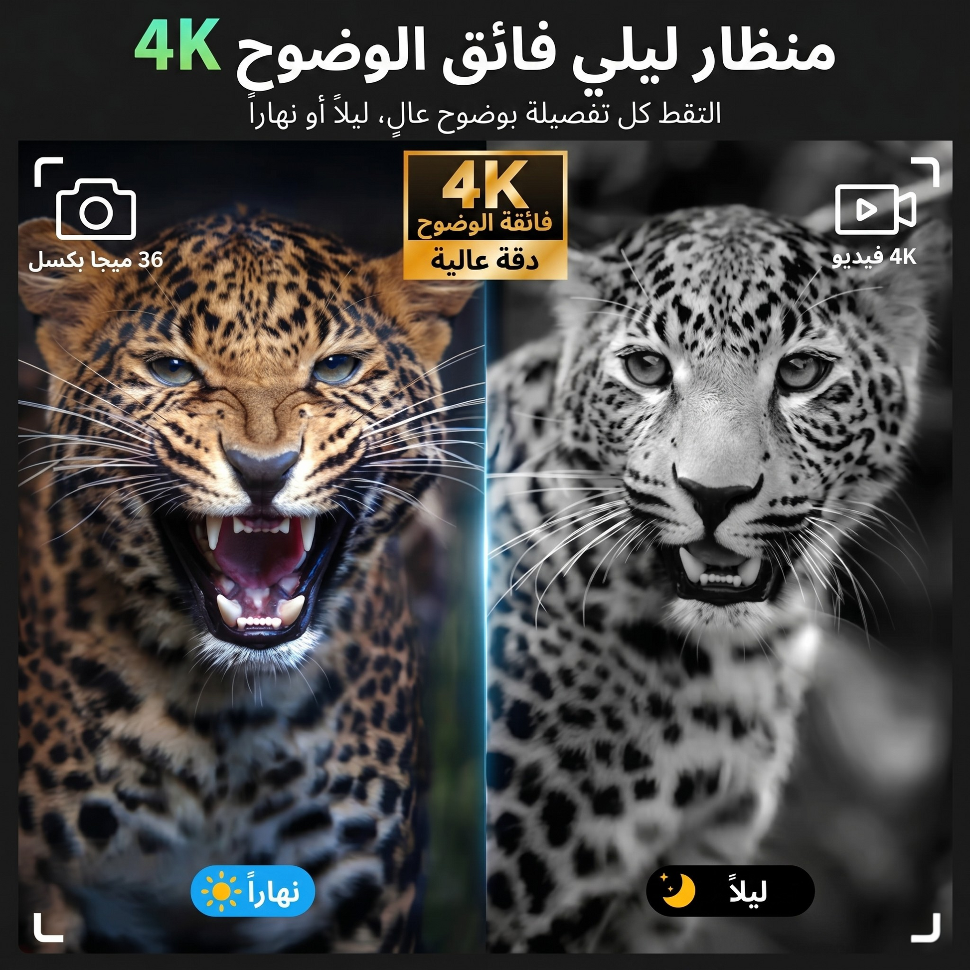 4K Ultra HD  منظار رؤية ليلية بشاشة - mall.maroco